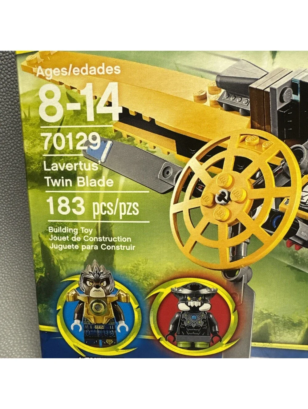 LEGO LEGENDS OF CHIMA: Lavertus' Twin Blade (70129) Scutter 183pc Retired 2014